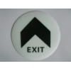 地面疏散指示標志，EXIT圓形地貼膜 PVC夜光地貼膜