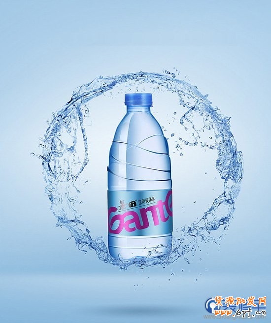 美工教程,淘寶透明瓶子摳圖修圖實例