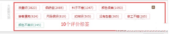 提升淘寶開店轉(zhuǎn)化的重點(diǎn)——評(píng)價(jià)標(biāo)簽