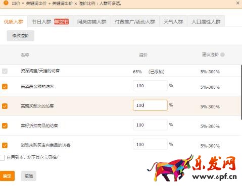 直通車搜索人群